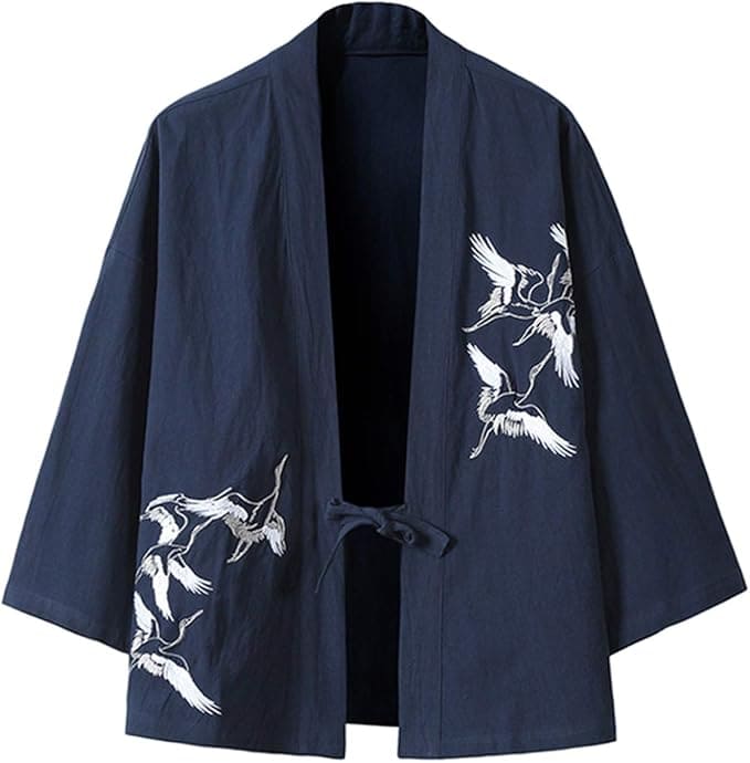 Minimalist Linen Yukata Robe