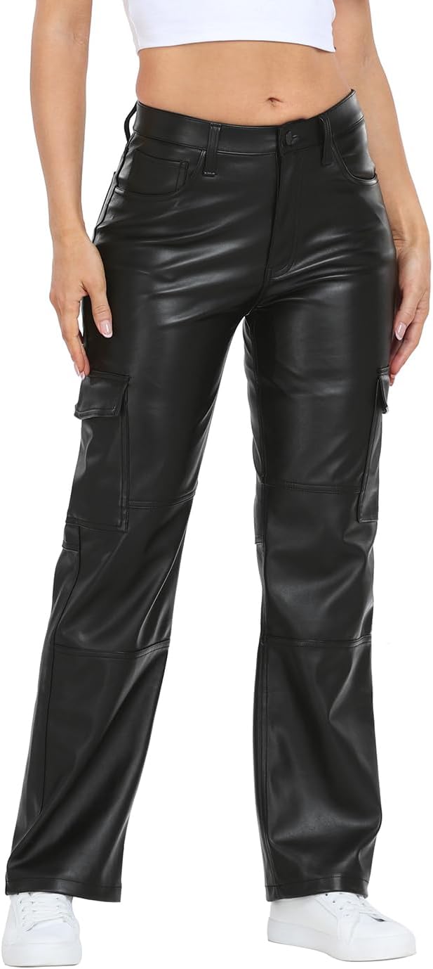Faux Leather Pants