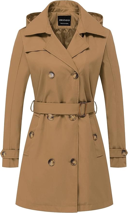 Beige trench coat London