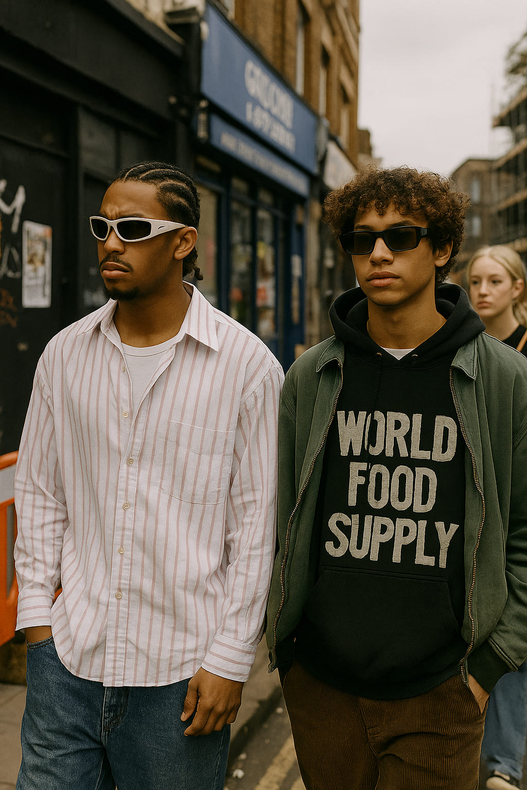 Streetwear designers at Brick Lane, London