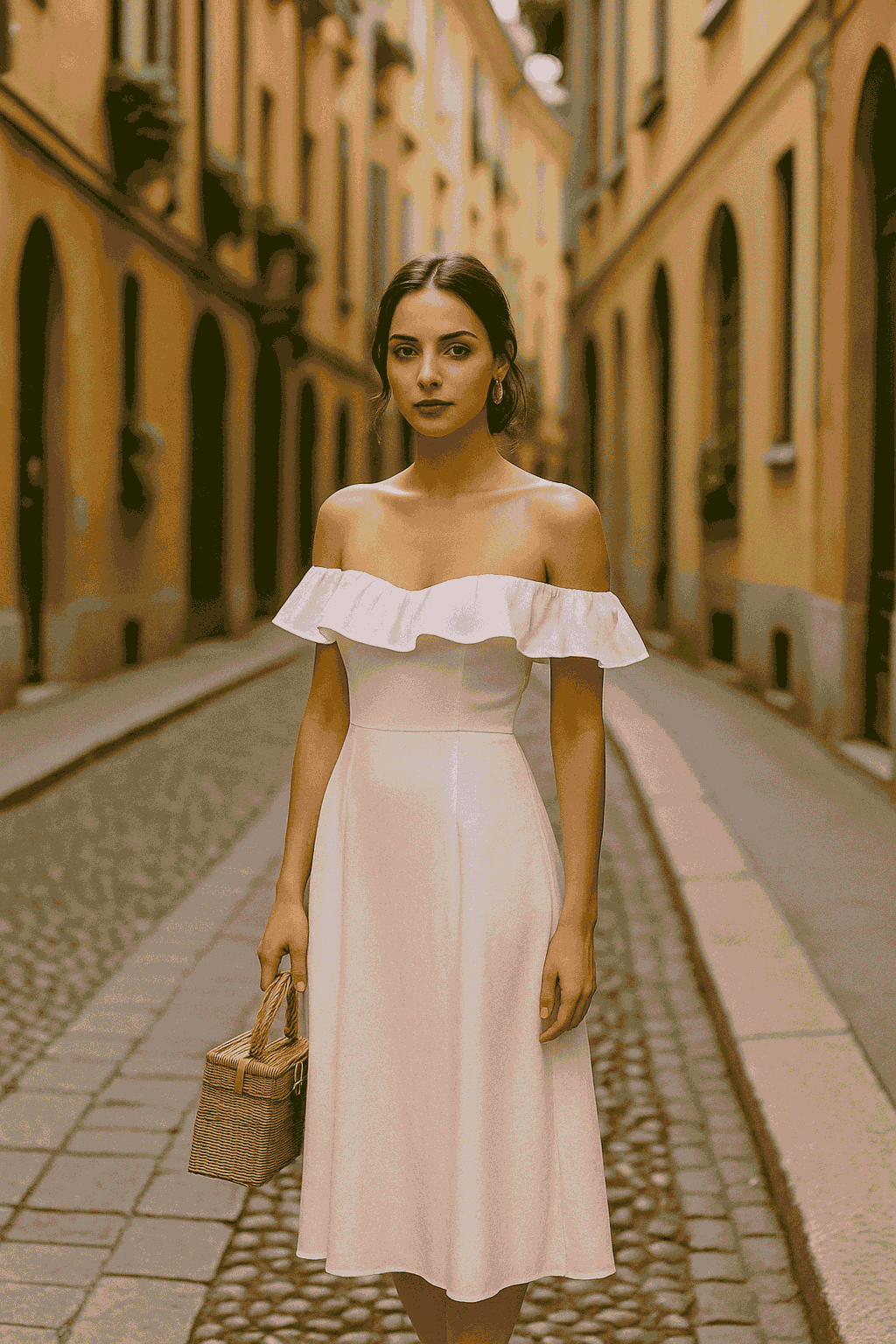 1. The Backless Linen Dress That Owns the Morning