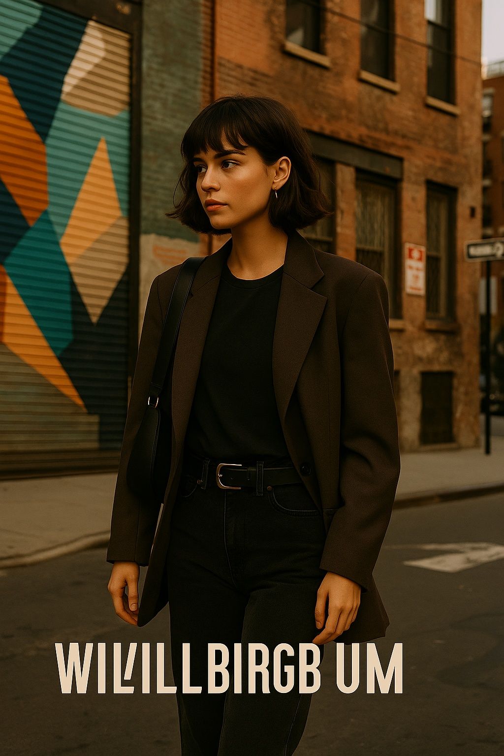 Trench coat with sneakers look in NYC