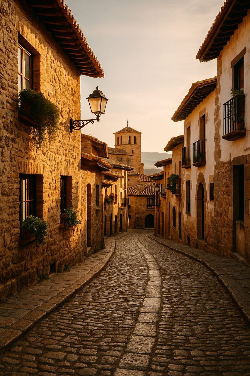 Stylish outfit in Spain