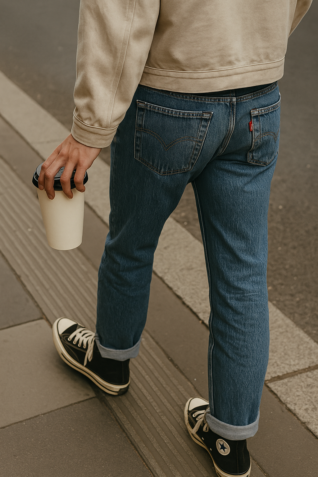 Street style with tumbler
