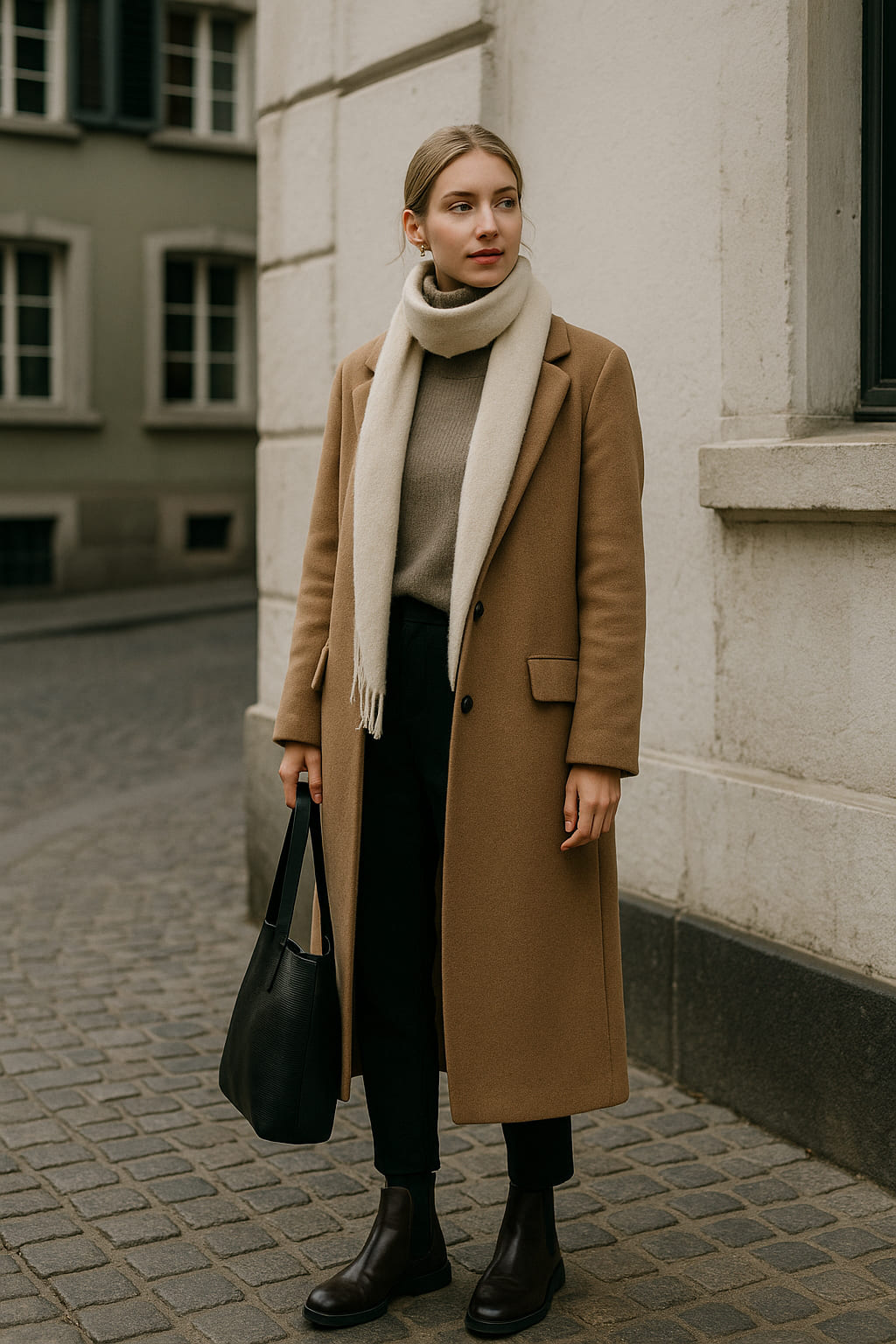 Zurich quiet luxury outfit