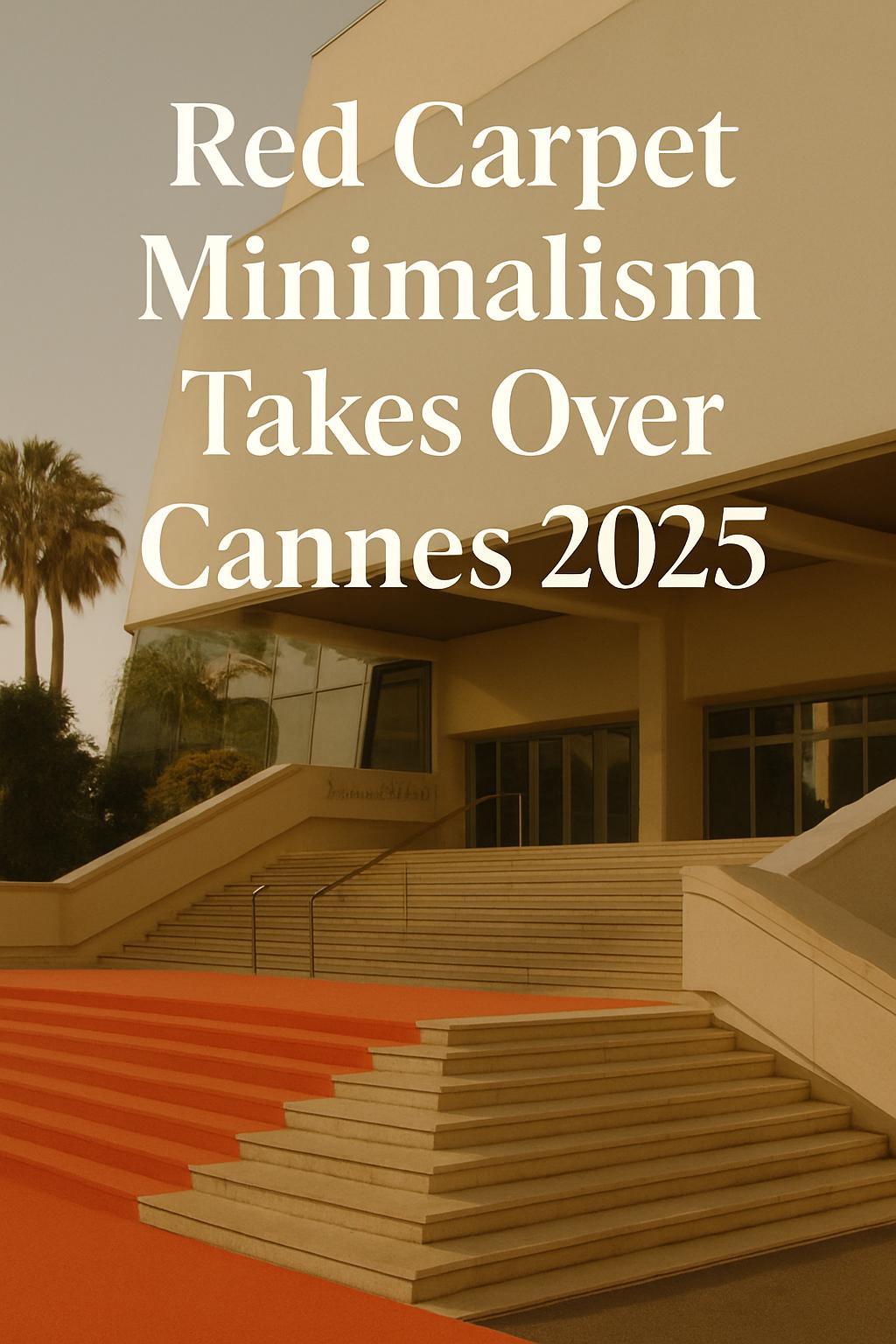 Cannes 2025 Minimalism