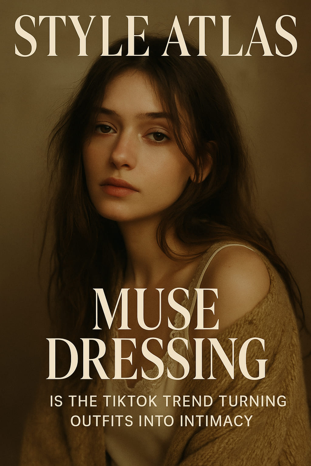 Editorial photo of muse-style aesthetic with cinematic fashion