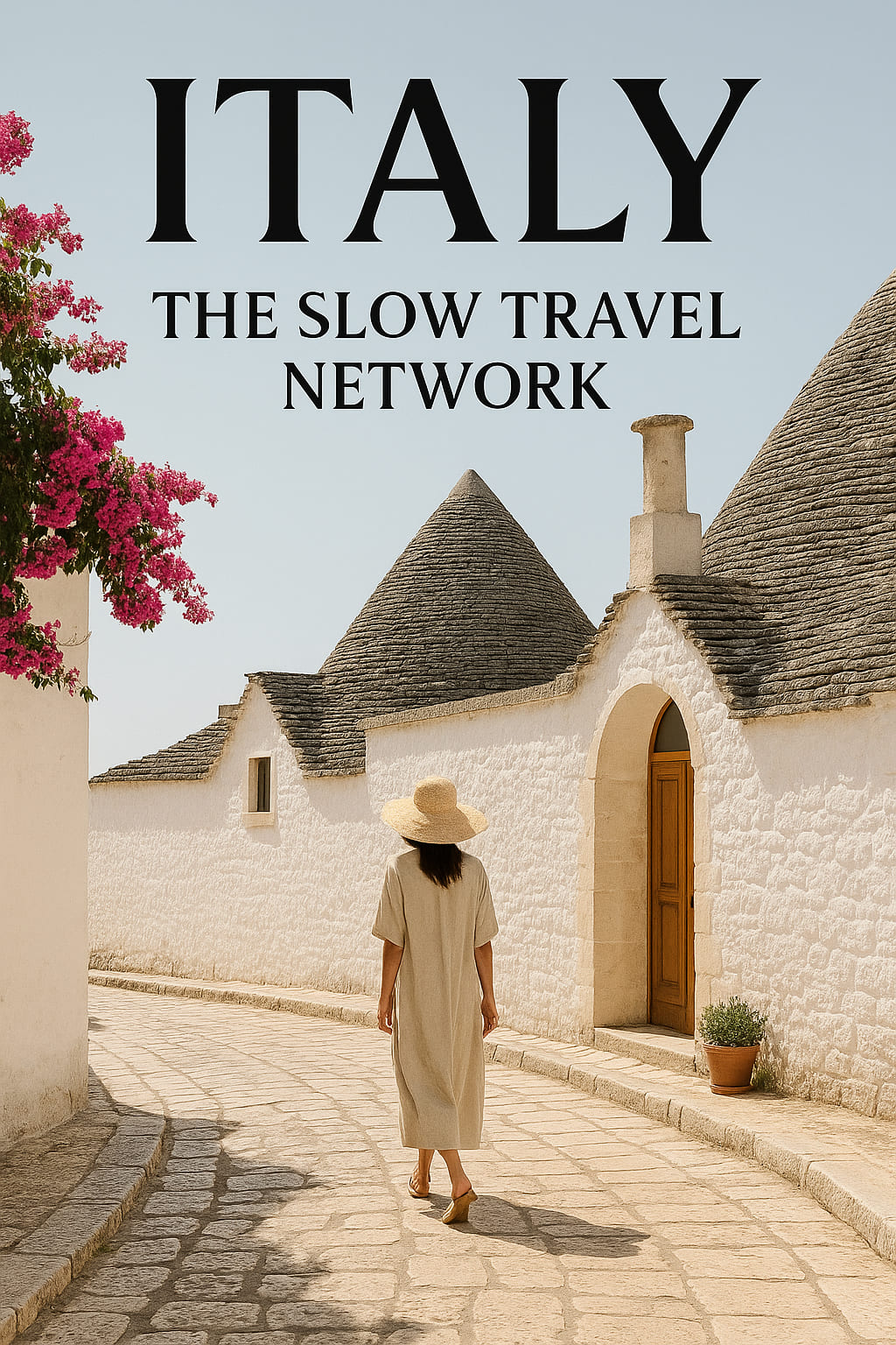 Slow travel scene in Puglia, Italy
